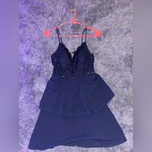 city studio midnight blue dress!